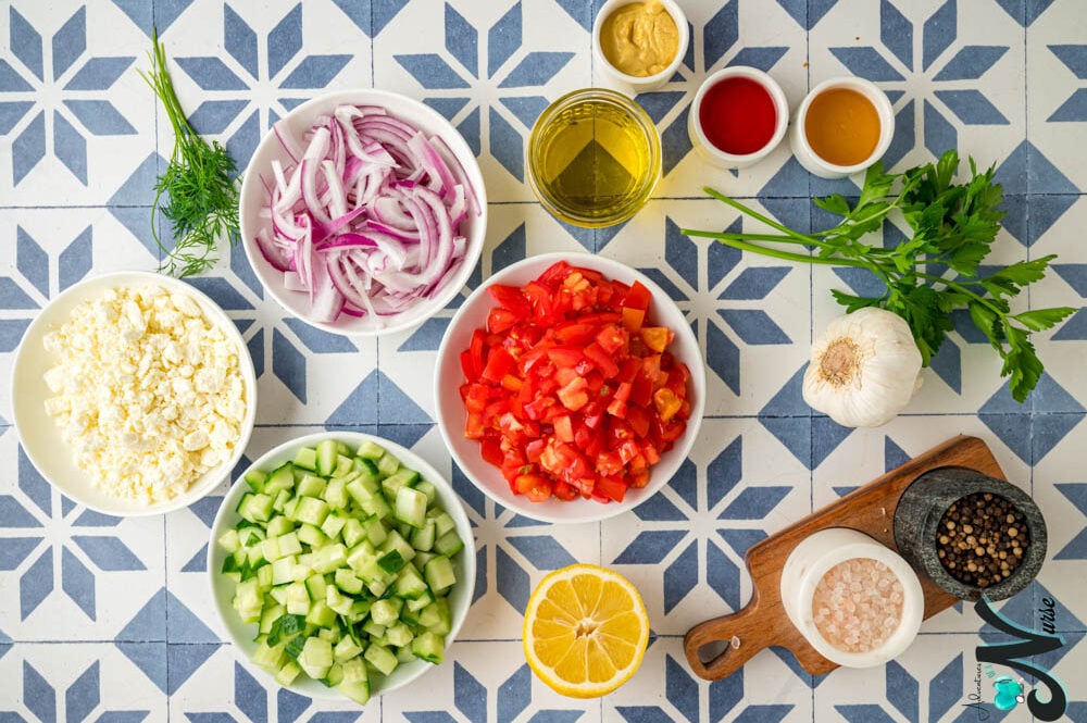 Ingredients-for-mediterranean-salad