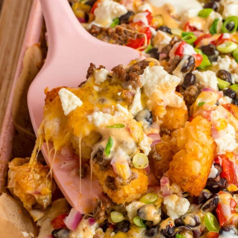 Tater-tot-Nachos