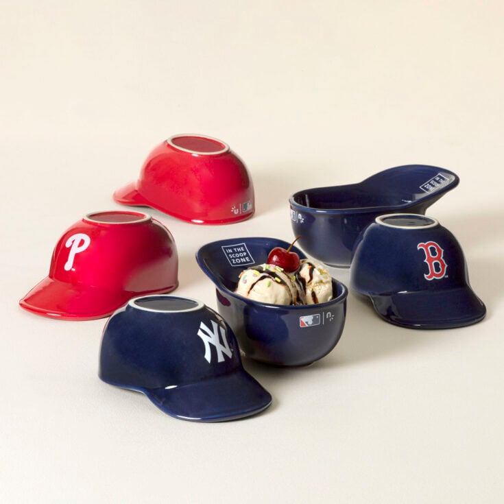Image for MLB Sundae Slugger Ceramic Ice Cream Bowl Set
