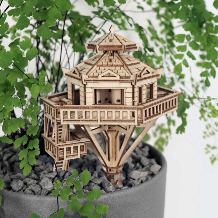 Image for Woodland Outpost Wooden Model
