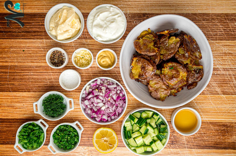 Smashed-potato-salad-ingredients
