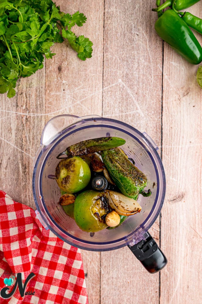 Veggies-into-a-blender