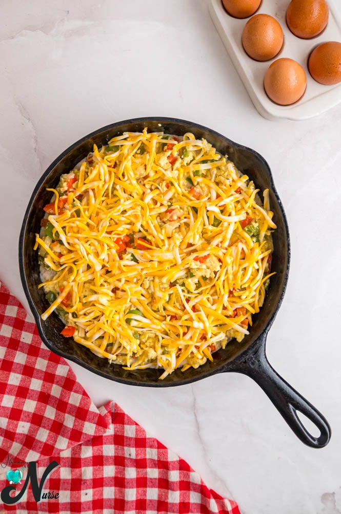 add cheese to the top