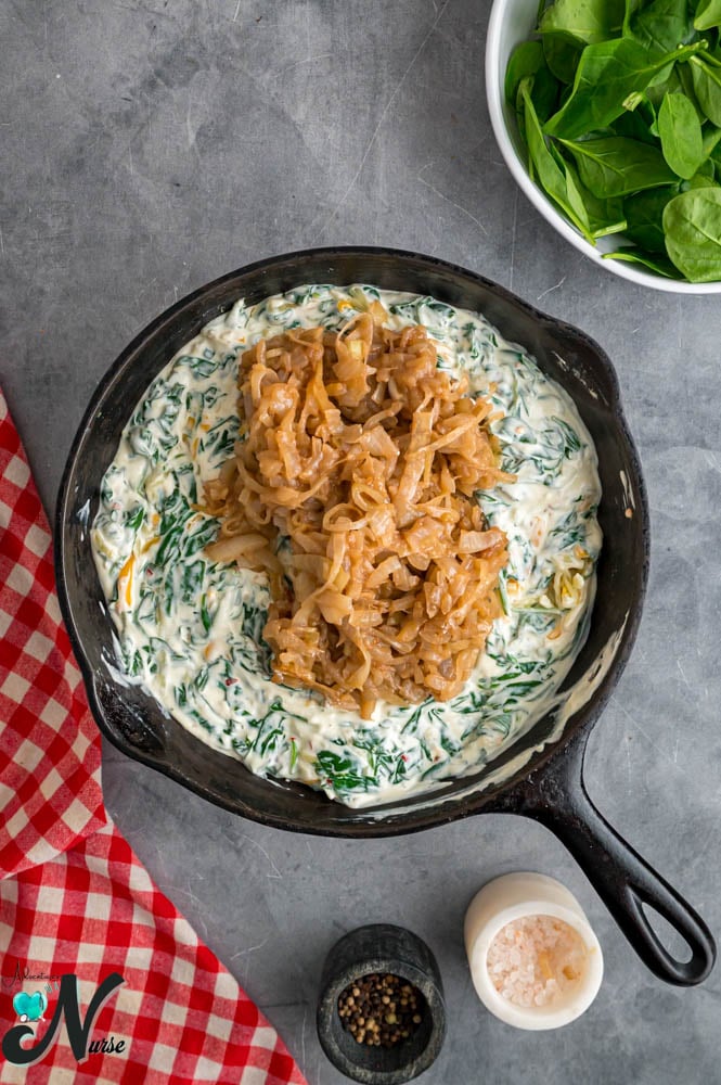 add-carmalized-onions-to-the-spinach.