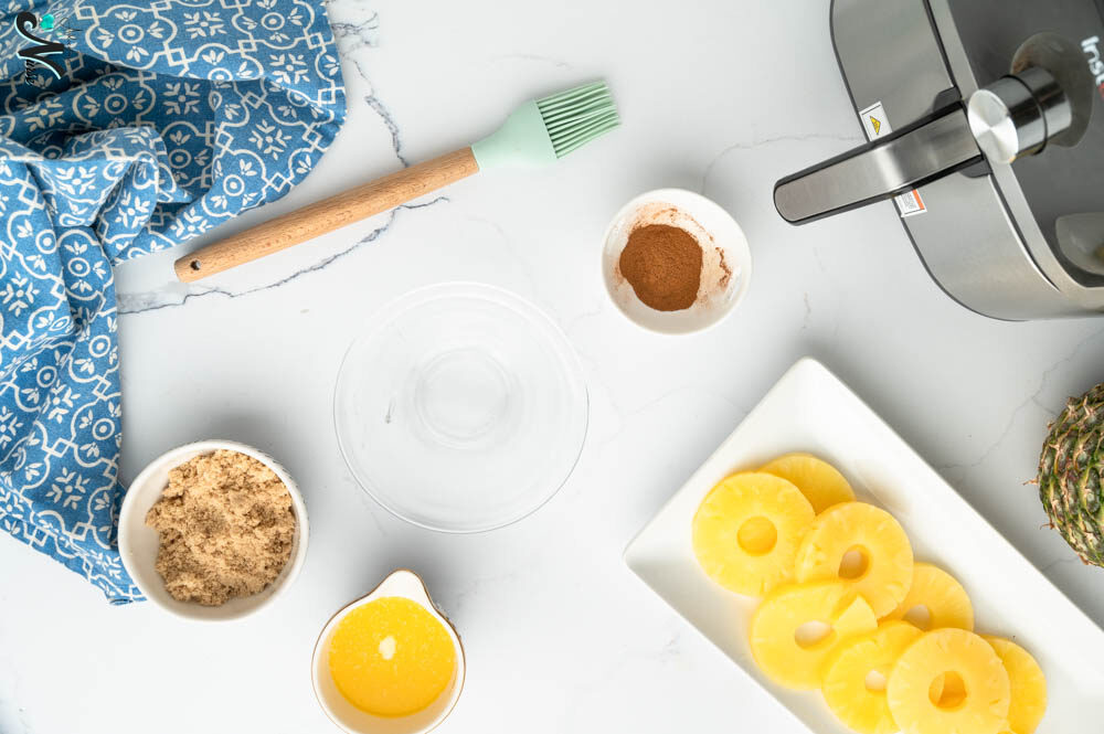 Air-Fryer-Pineapple-Ingredients