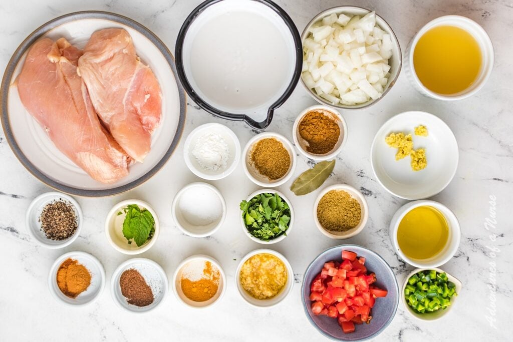 Curry Chicken Ingredients