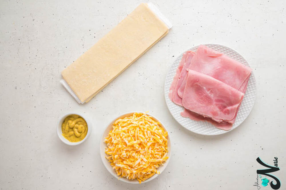 Ham-and-cheese-pinwheels-ingredients