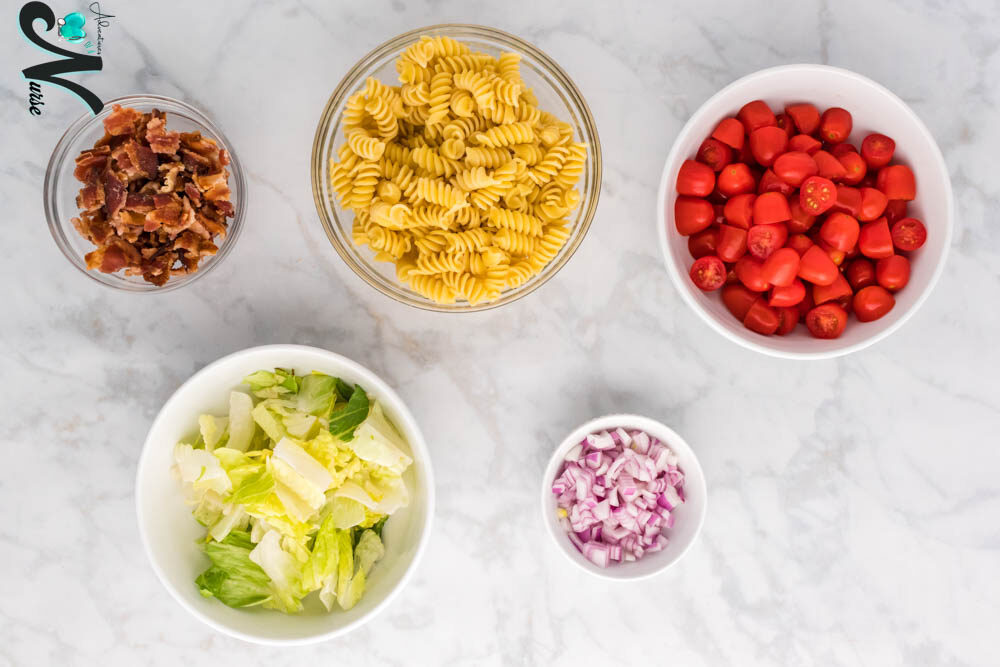 Ingredients-for-BLT-Pasta-Salad.