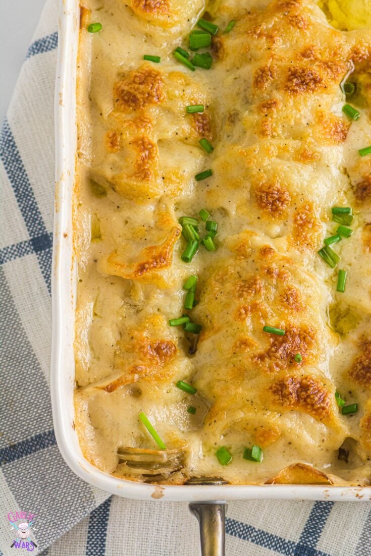 Image for Best Ever Cheesy Swiss Scalloped Potatoes