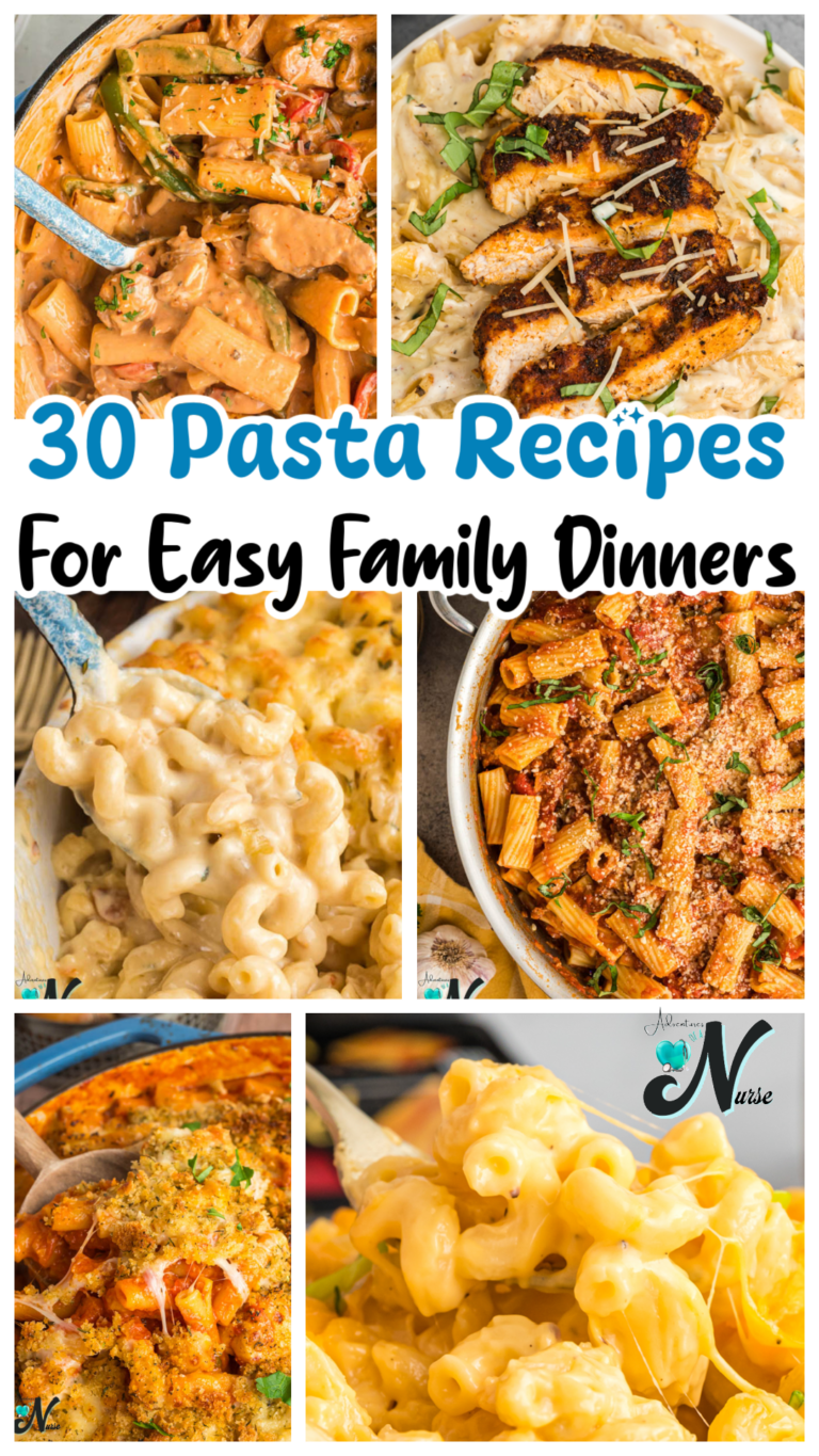 30 Pasta Recipes for Easy Family Dinners.