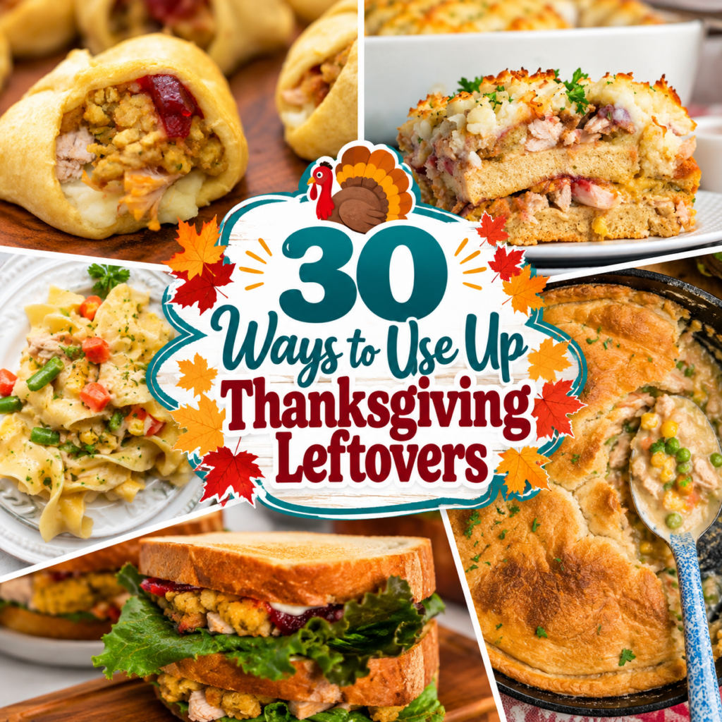 30 Ways to Use Thanksgiving Leftovers 