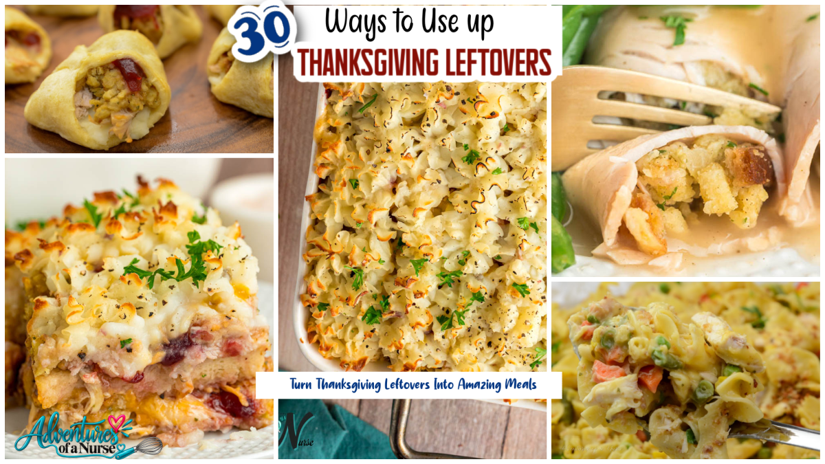 30 ways to use Thanksgiving Leftovers
