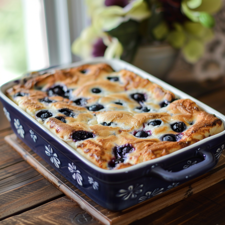 Image for Blueberry Buttermilk Pancake Casserole Recipe