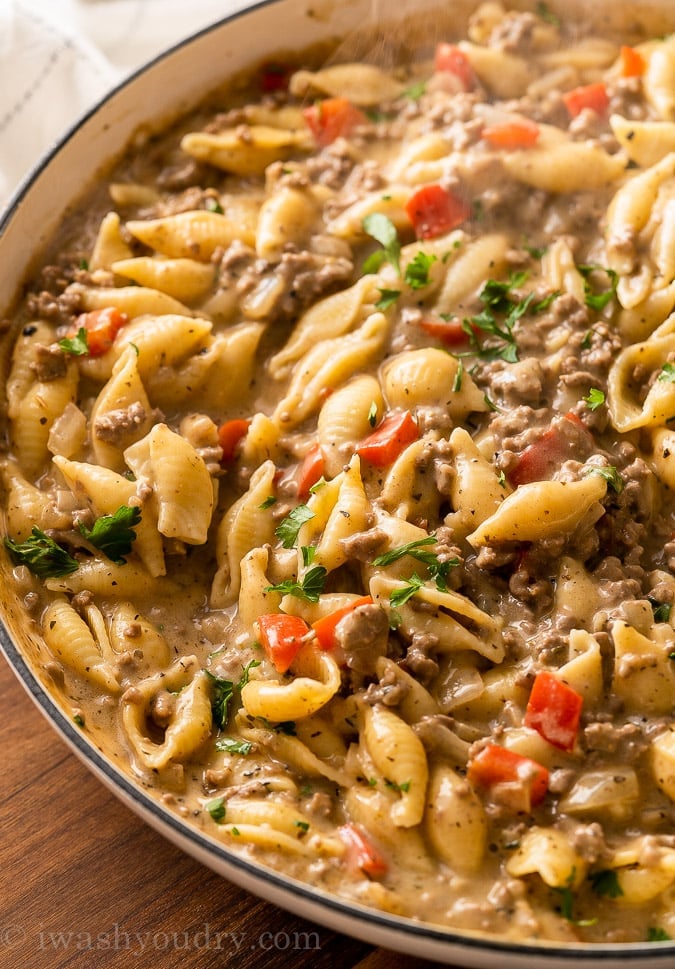 Image for Creamy Beef and Shells