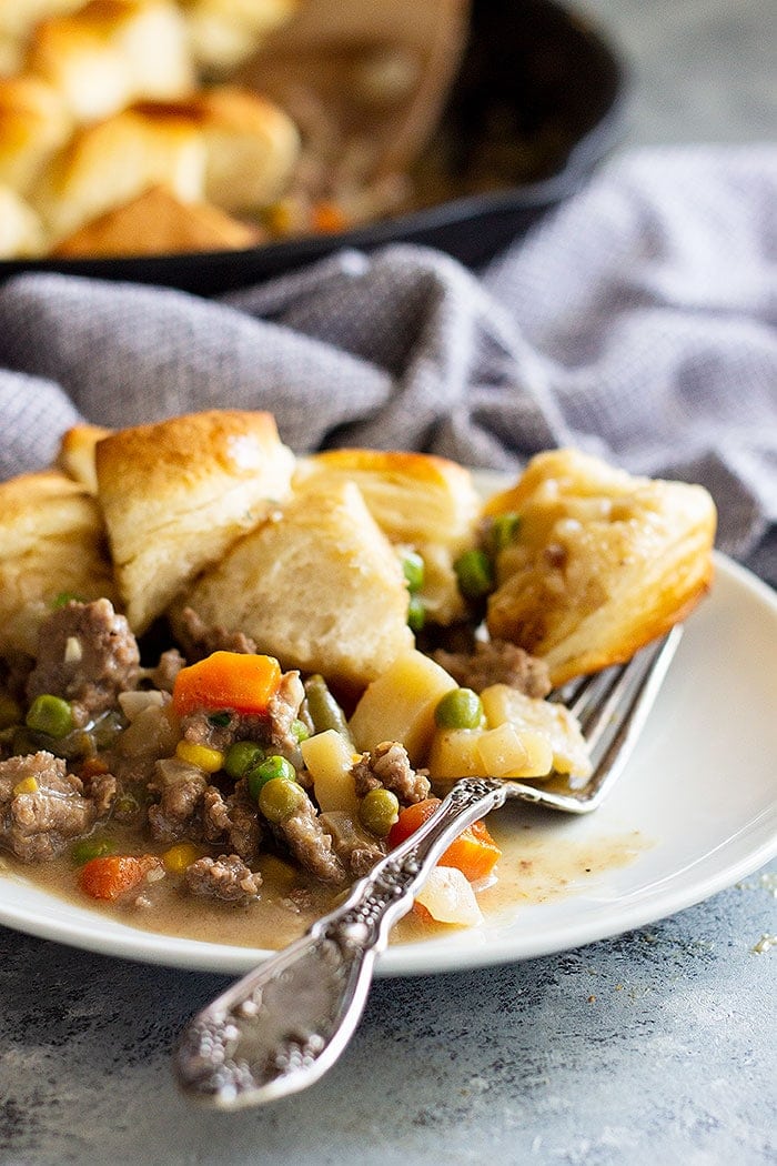 Image for Skillet Ground Beef Pot Pie