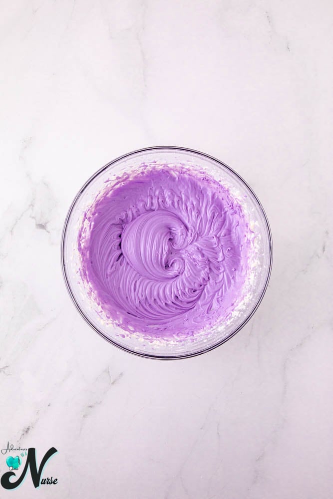 Mix till desired color