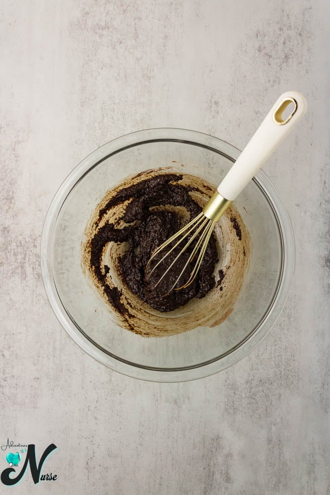 mix the brownie mix