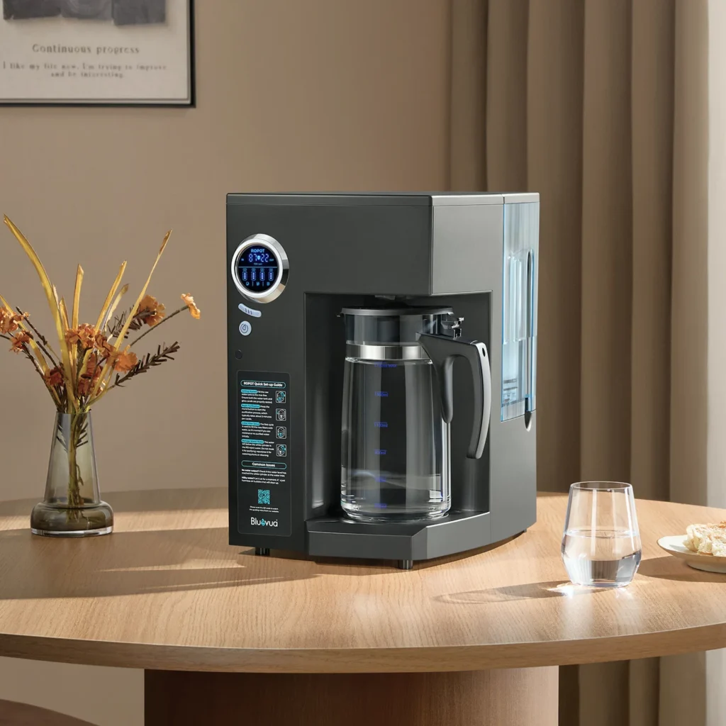 water filter system on table
