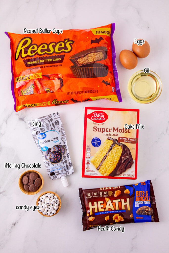 Spider Cookies Ingredients