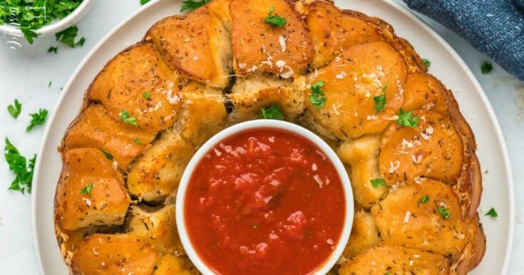 Image for Garlic Monkey Bread Made With Biscuits