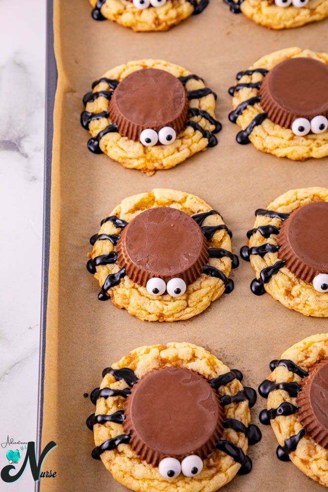 attach eyes to cookies