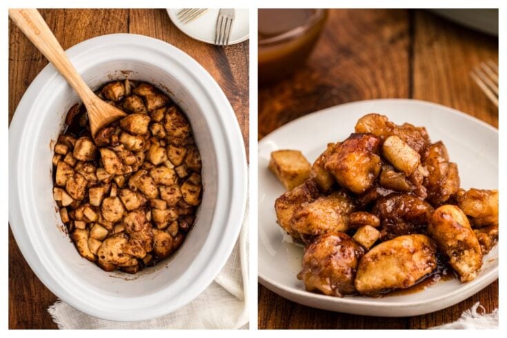 Image for Caramel Apple Cinnamon Roll Casserole