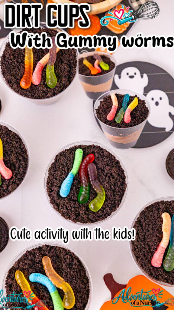 dirt cups with gummys