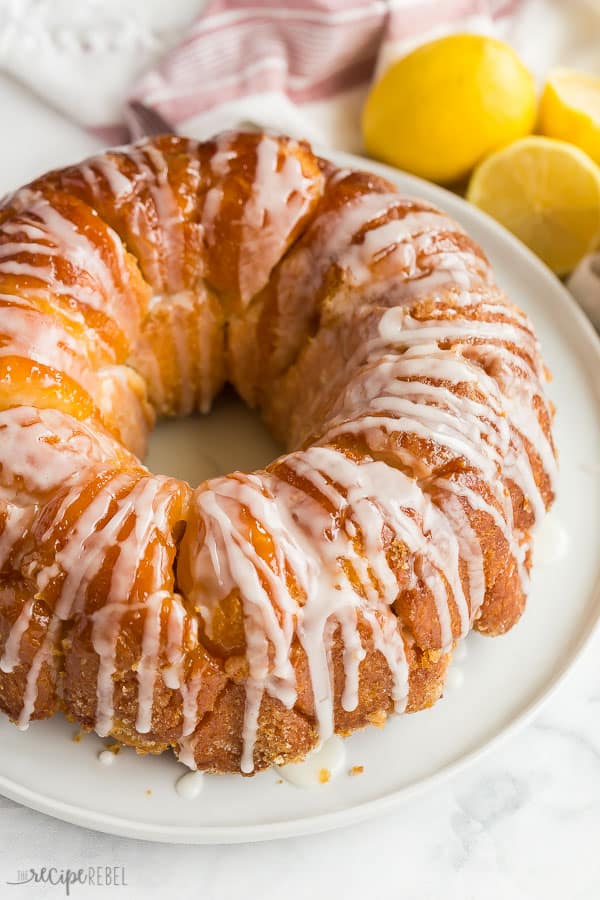 Image for Glazed Lemon Monkey Bread + RECIPE VIDEO