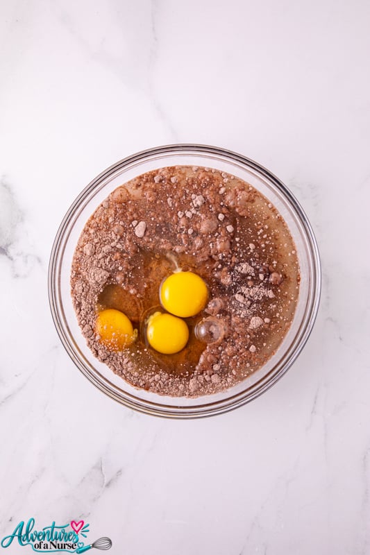 make the cupcake mix