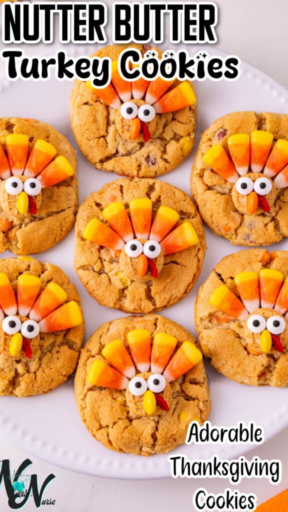 nutter butter turkey cookies Pin