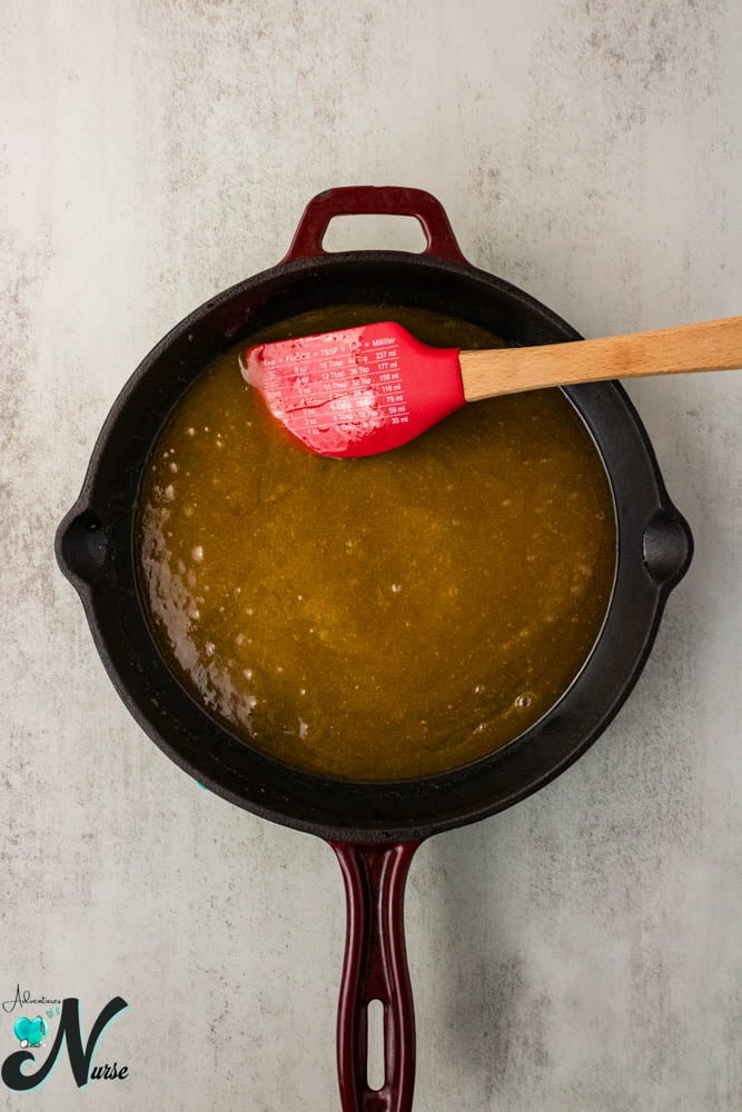 spread in pan
