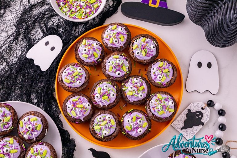 witch cauldron brownies